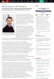 Article - Mobile Apps for SAP Sharing