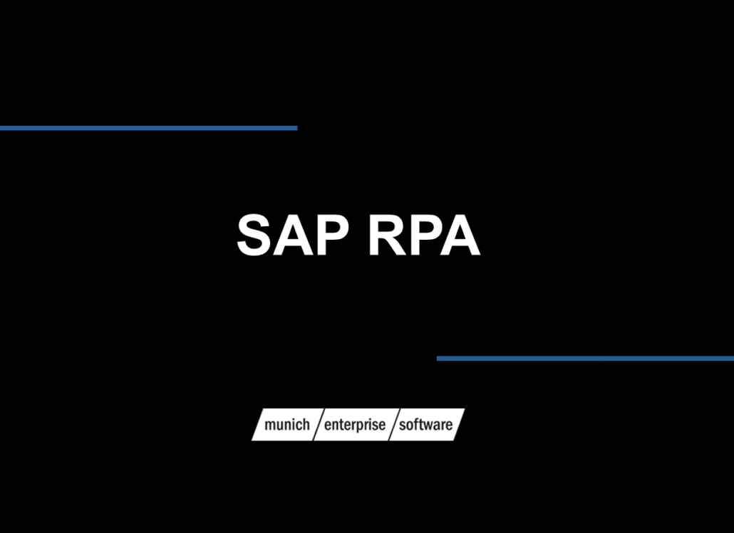 SAP RPA
