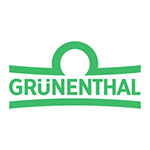 Grünenthal logo in green with lettering