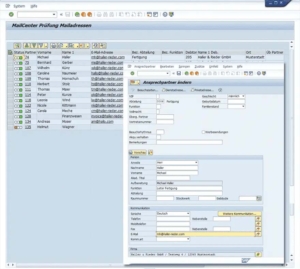 SAP Mail Adresse pflegen