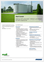Referenzen SAP Mail Success Story Mall