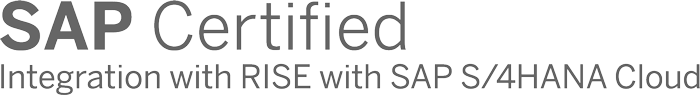 SAP Certification - Integration with RISE and SAP S/4HANA Cloud.