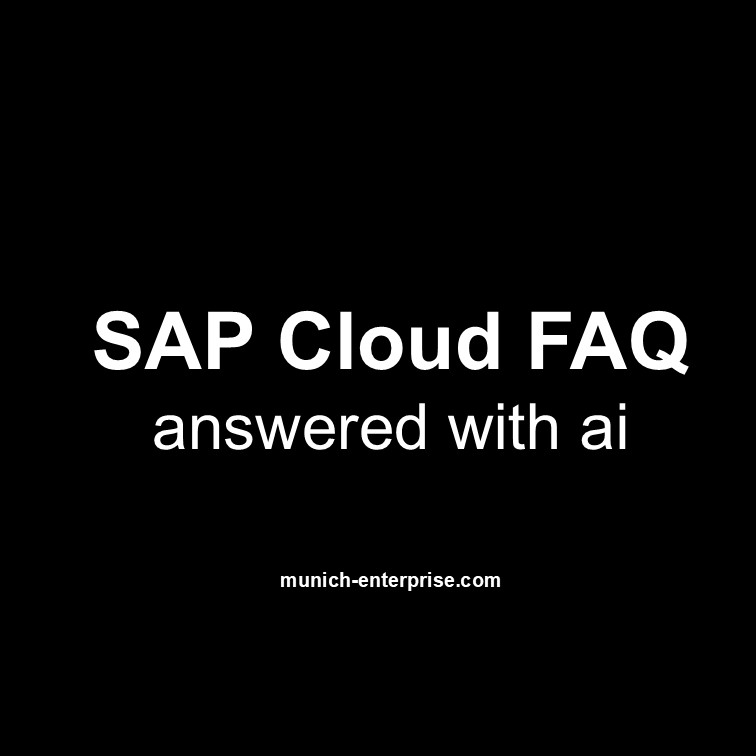 SAP Cloud FAQ answered with AI