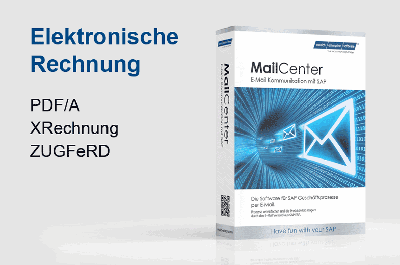 SAP E-Invoice ZUGFeRD XInvoice PDF/A