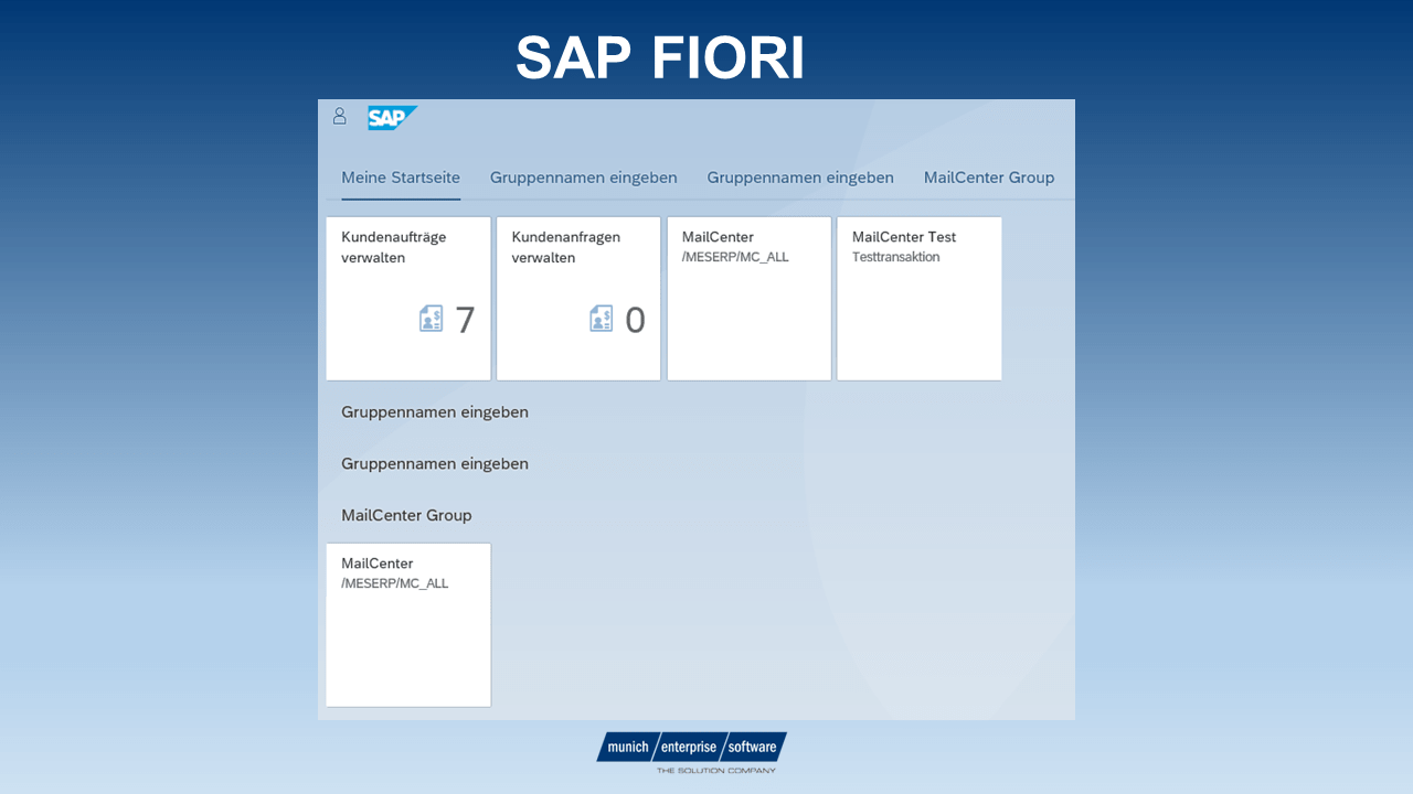 SAP Fiori