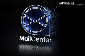 Logo of the SAP-certified MailCenter software
