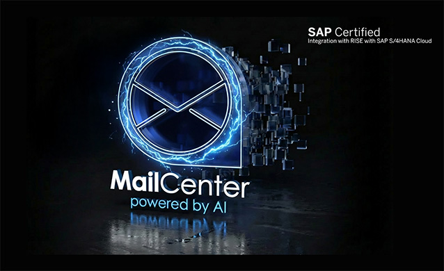 MailCenter powered by AI – SAP-zertifizierte E-Mail-Software für RISE with SAP S/4HANA Cloud