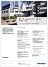 Proceso de facturación electrónica con SAP en Hekatron: una historia de éxito con munich enterprise software